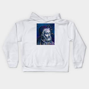 Al Tabari Dark Night Portrait | Al Tabari Artwork 5 Kids Hoodie